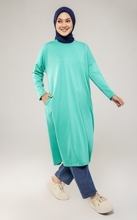 Tunik Long Sleeve Midi Dress