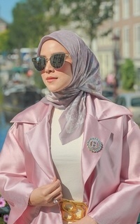 Hijab Motif The Journey Voile Square - Melbourne