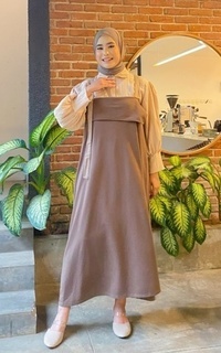 Overall Mybamus x Rahma.nura Filo Overall Dress - Jumpsuit Kekinian