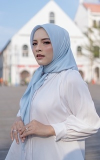 Plain Scarf Colour Series Azur Mist