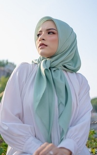 Hijab Polos Colour Series Green