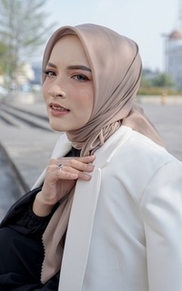 Hijab Polos Colour Series Chocolate