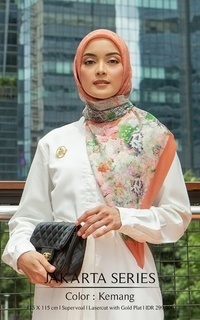 Hijab Motif Jakarta Scarf - Kemang