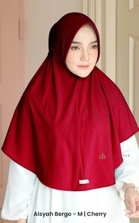 Hijab Polos Aisyah Bergo - Size M
