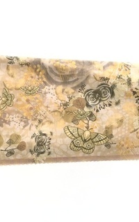 Printed Scarf Malicca Dainty Series Golden Yellow