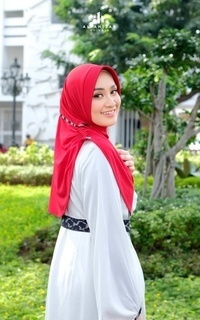 Plain Scarf Saula Bergo - Tenun Series