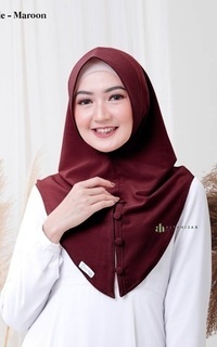 Hijab Polos Veera Hoodie - Allsize