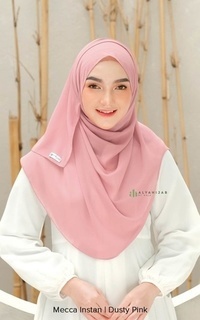 Plain Scarf Mecca Instan - Pashmina Instan