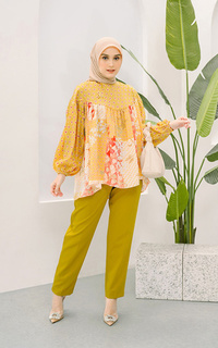 Blouse Eliora Tiered Blouse - Mustard