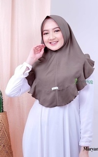 Hijab Polos Maryam Khimar - Size S