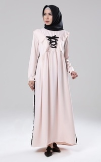 Long Dress Qurota Dress - Soft Peach ZRN