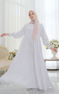 Gamis Ramsha Dress / White 