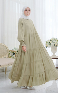 Gamis Ramsha Dress / Sage Green 