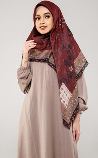 Printed Scarf Salihara Scarf Maroon