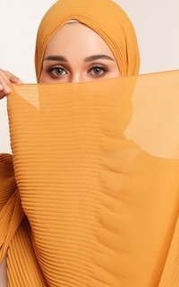 Pashmina Pashmina Plisket Mustard