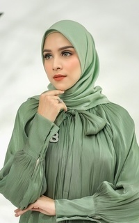 Hijab Motif Today's Scarf - Sea Green