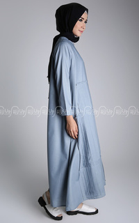 Tunic Mahogany Tunic Dusty Blue-63860