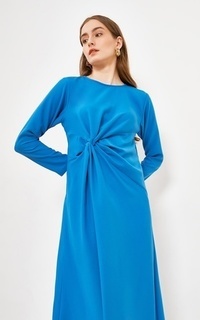 Long Dress KAIA DRESS in RICH BLUE