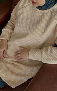 Sweater Flur Oversized Sweater in Nude