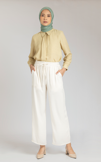 Celana Kami Zura Pants Plain Ivory