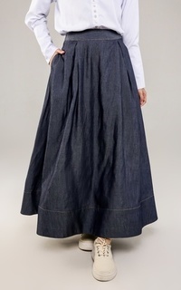Skirt Jeans A-Line Skirt Blue/Denim-640267