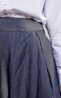 Skirt Jeans A-Line Skirt Blue/Denim-640269