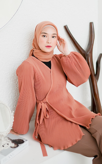 Blouse Alunicorn - Mulan Blouse Copper - Blouse Plisket