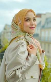 Hijab Motif The Parisian Voile Square - Soleil