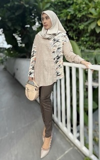 Blouse Khalila Polka Mocha