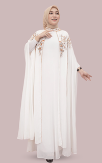 Kaftan Kaftan Alicia Broken White Cerutty Premium by Caftanesia