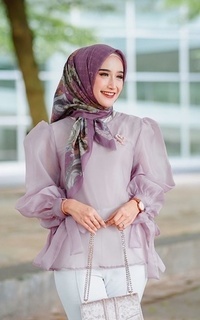 Hijab Motif Allure Series in Fairy Purple