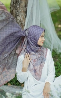 Hijab Motif Maura series voal printing 