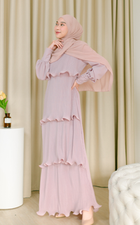 Long Dress Alunicorn - Nura Dress Light Violet - Dress Plisket