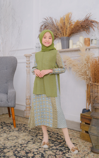 Pakaian Anak Savana Dress kids Green