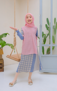 Pakaian Anak Savana Dress kids Pink