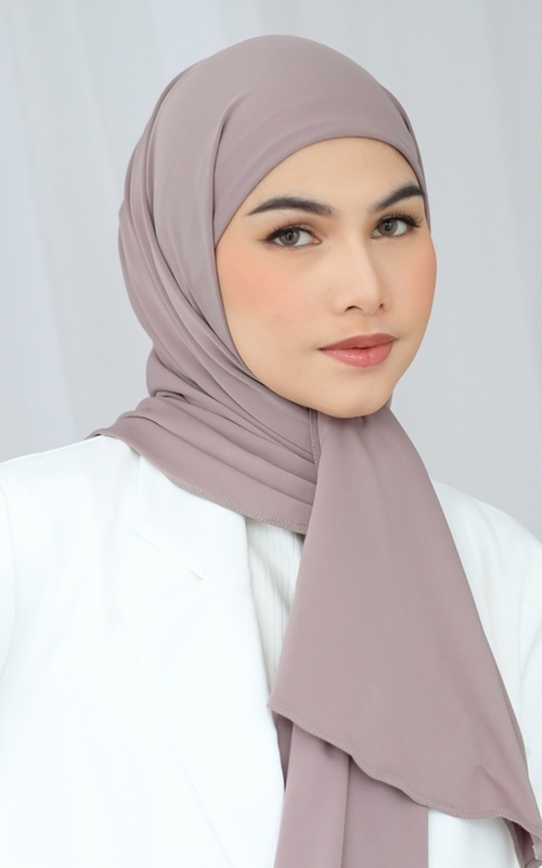 Pashmina - Rayna Instan Jersey (Pashmina Instan Jersey) - Grey Cream