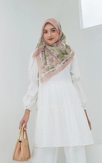 Printed Scarf Ayana Series in Squash