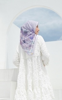 Printed Scarf Ayana Series in Marshmallow