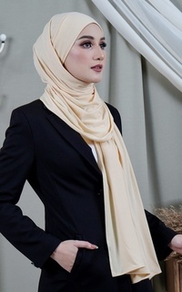 Instant Hijab Pashmina Inner Tali Kaos Rayon 2in1