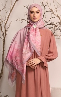 Hijab Motif LENITA SERIES_DUSTY PINK