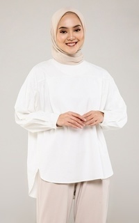 Blus Sasha Blouse - White