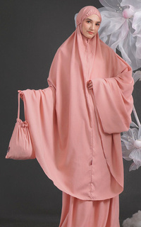 Mukena New Tiara 377 Aira Nazma Maxi Peach