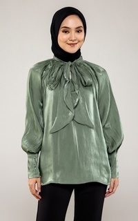 Blouse Marie Tie Blouse - Green