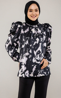 Blus Ivy Blouse - Dark Blue