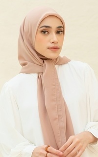 Plain Scarf Polly Cotton (Hijab Bella Square) Milo-645333