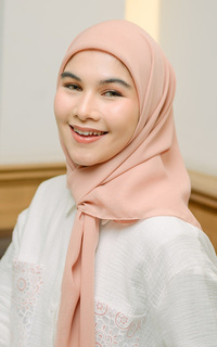 Plain Scarf Polly Cotton (Hijab Bella Square) Nude-645465