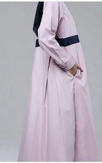 Long Dress Hiban Dress - Pink ZRN