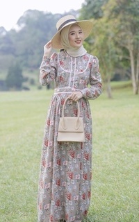 Gamis Beth Vintage Dress Busui