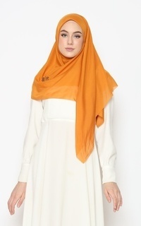 Hijab Polos ZIVA VOAL_ORANGE