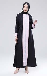 Long Dress Laffa Asa Dress - Black Pink ZRN